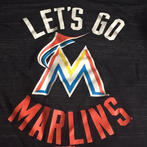 Girls Under Armour “Lets Go Marlins” shirt - Picture 2 of 5